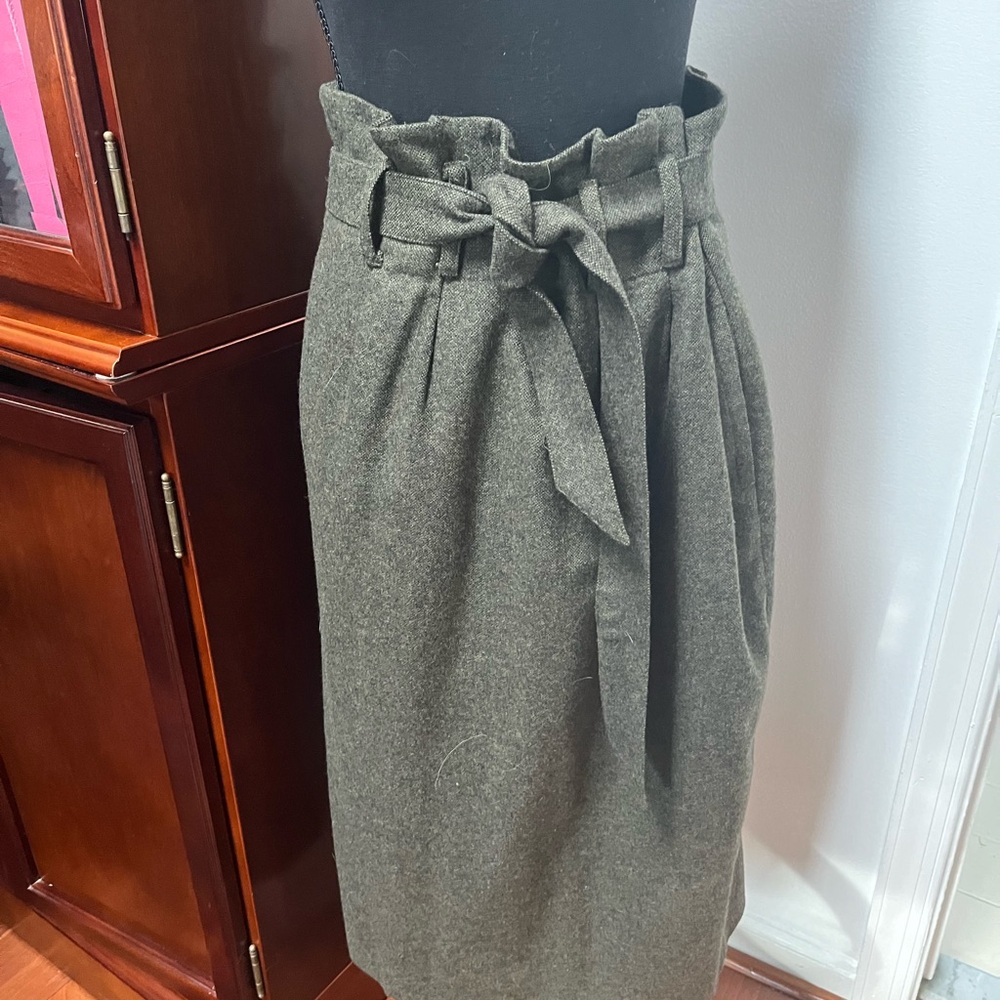 High end brooks brothers tweed skirt